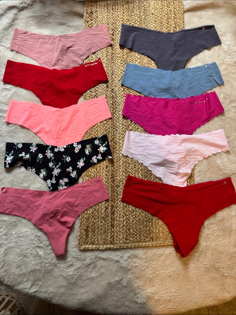 Victoria Secret set of 10 Thongs